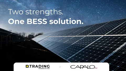 D.TRADING та Capalo AI створять гібридну модель доходів для BESS
