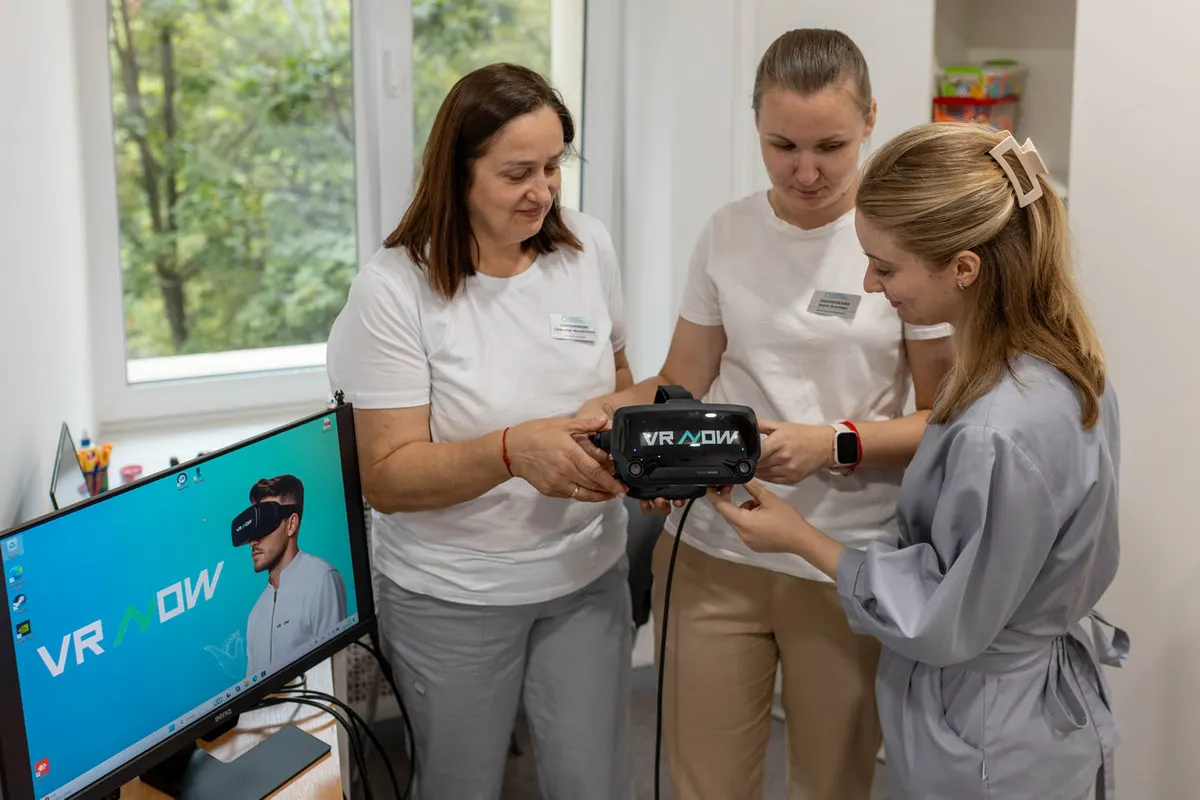 У лікарні Дніпра запрацював VR-тренажер VRNOW для реабілітації