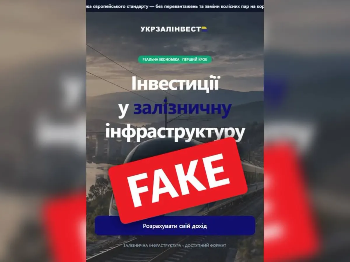 Укрзалізниця застерігає від шахраїв на сайті modelrailsuk.com