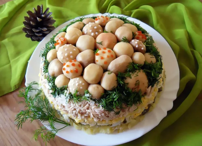 Салат Грибна Поляна Класичний